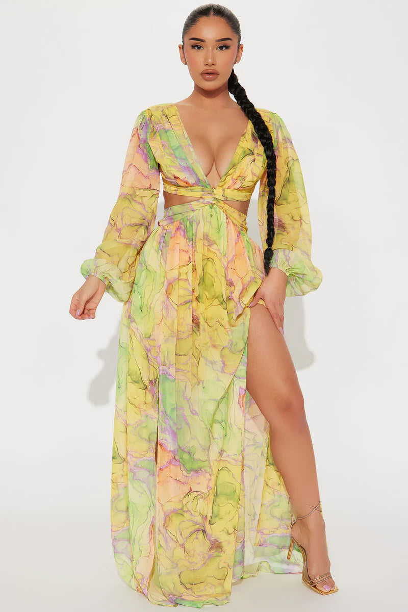 Willow Maxi Dress - Yellowcombo