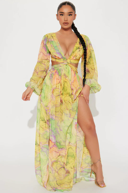 Willow Maxi Dress - Yellowcombo