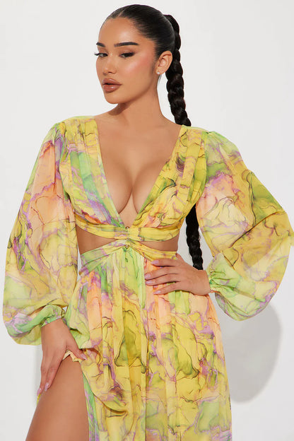 Willow Maxi Dress - Yellowcombo