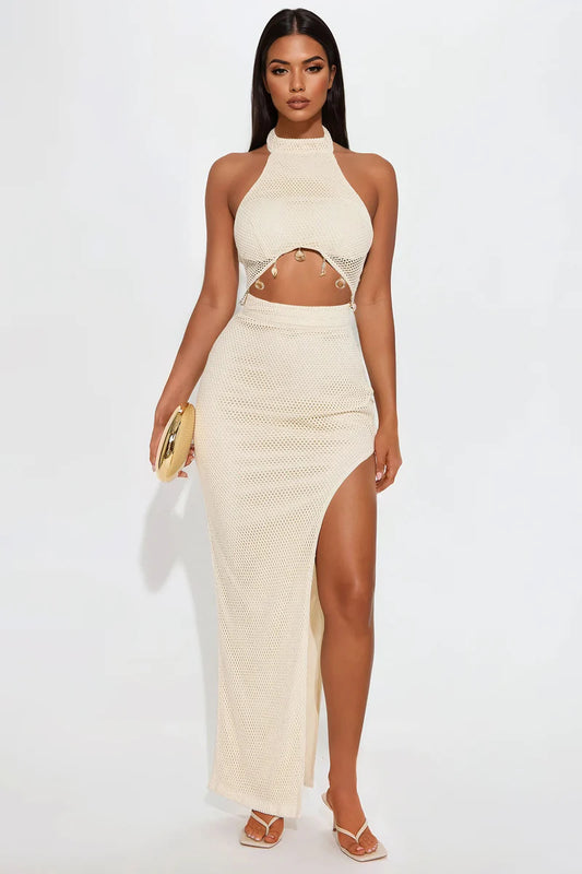 Cleo Crochet Maxi Dress